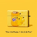 Fanta Pikachu | Airpod Case | Silicone Case for Apple AirPods 1, 2, Pro Косплей